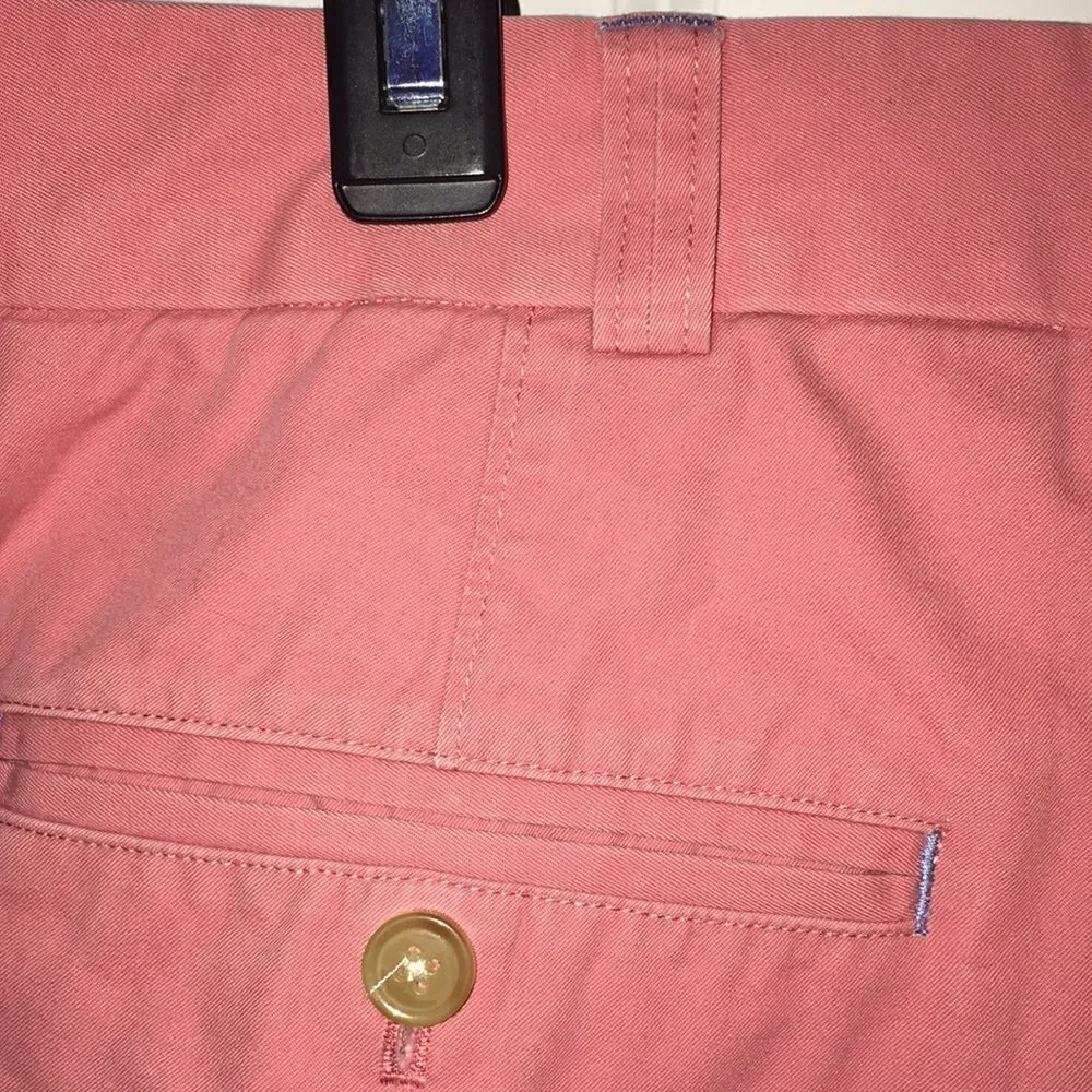 J McLaughlin 5 pocket Flat Pink Chino Casual Trousers Golf Pants 38 x 28 Short